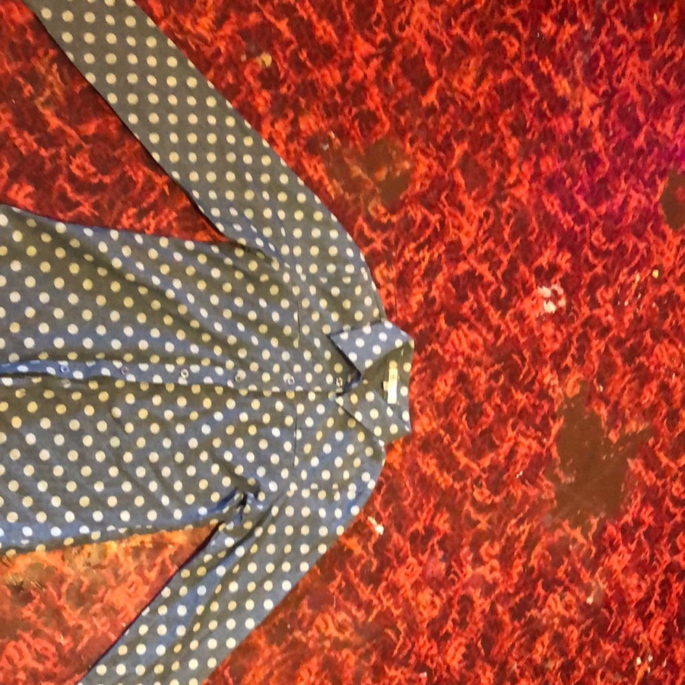The brand of this polkadot shit is hazel blues